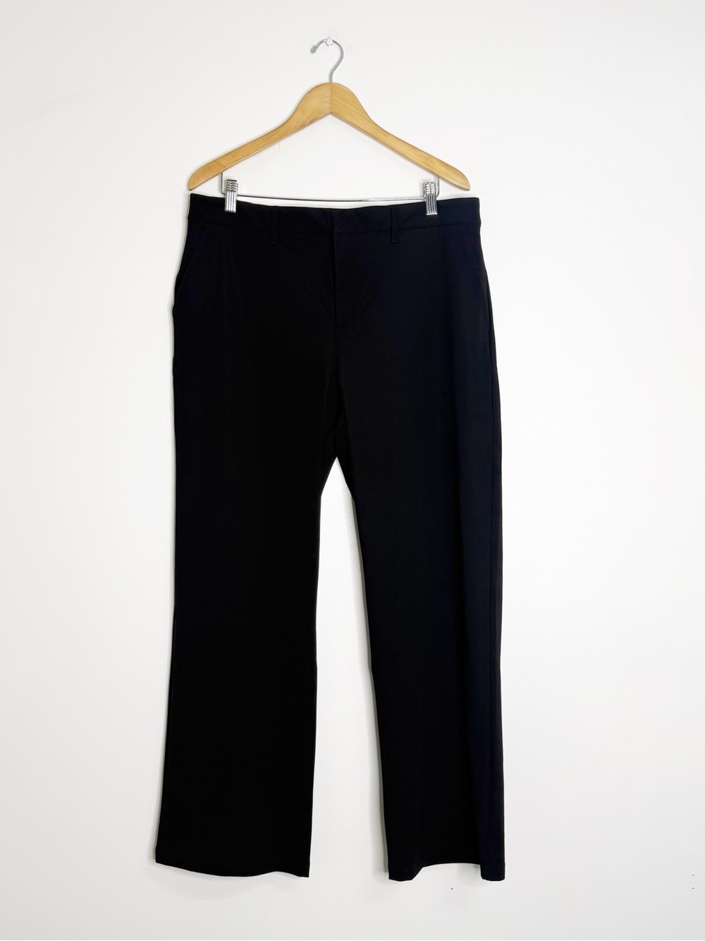 Vuori Miles Trouser Pants XL Black Travel Performance Wide Leg